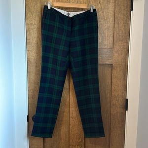 Brooks Brothers tartan ankle pants